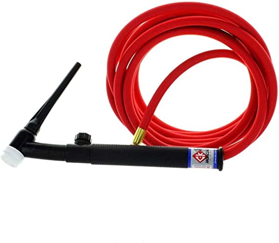 CK WORLDWIDE Air Cooled TIG Torch Kit, Flex Valve, 150A, 12.5', 1-Pc, Super-Flex